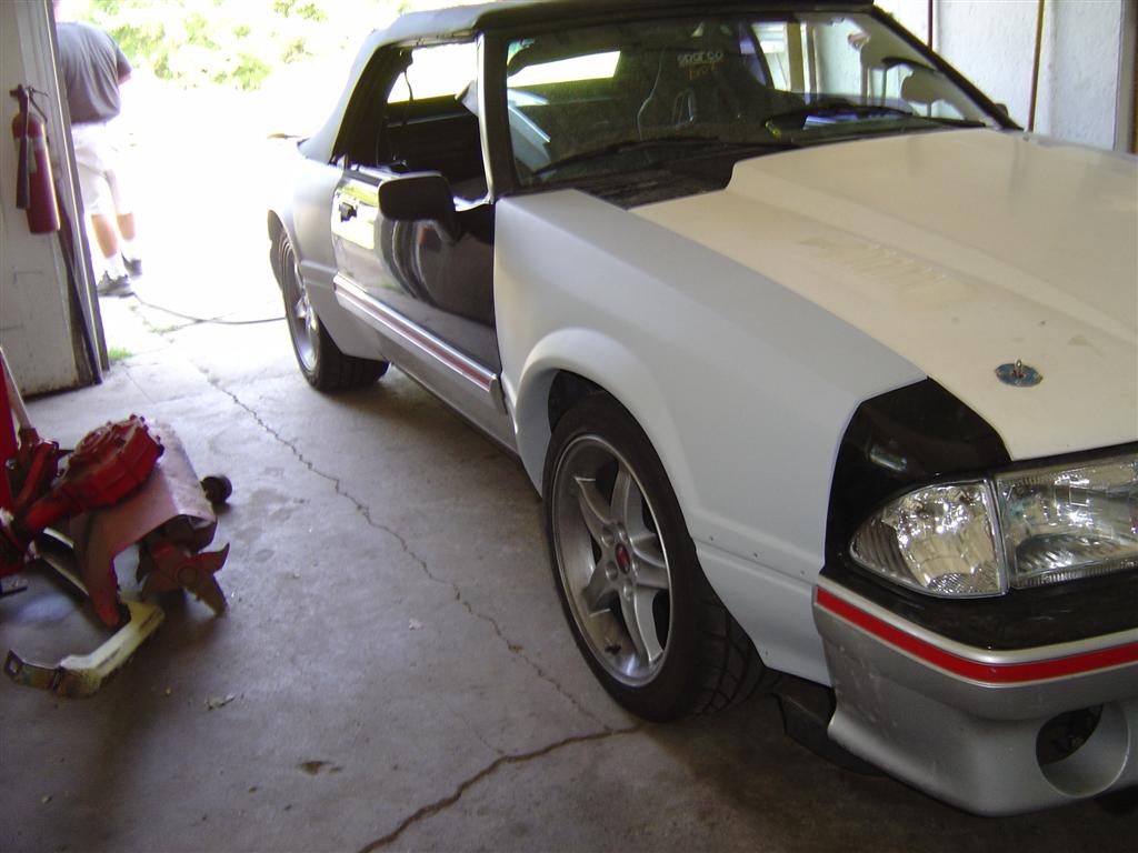 Maier Racing flared fenders / quarters install Fox GT convertible